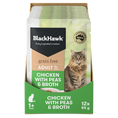 Load image into Gallery viewer, Black Hawk Grain Free Adult Cat - Chicken, Pea & Broth (Wet Food)
