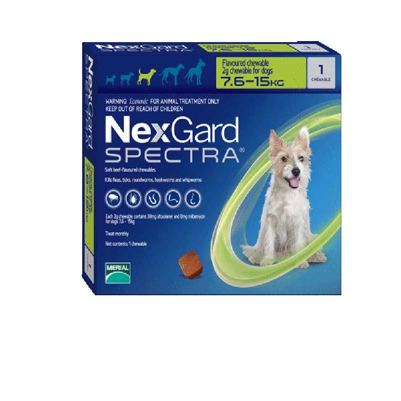 Nexgard Spectra for Medium Dogs (7.6-15kg)