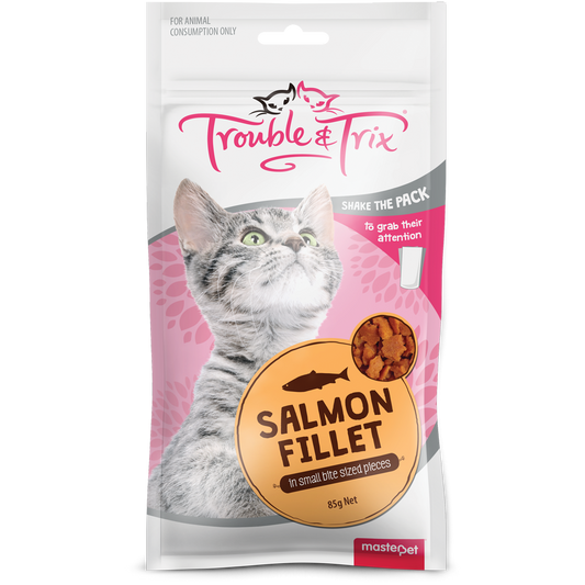 Trouble & Trix Cat Treat Salmon Fillet 85g
