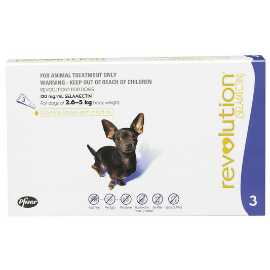 Revolution For Very Small Dogs (2.6-5kg)