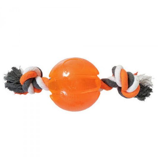 Yours Droolly Strong Ball w Rope Large