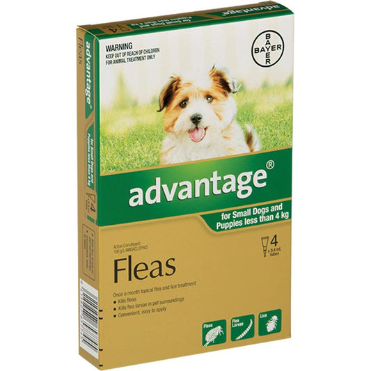 Advantage for Puppy/Small Dogs (Under 4kg)