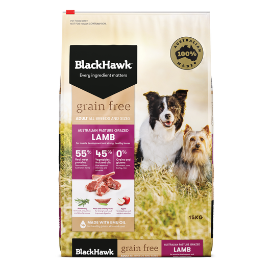 Black Hawk Grain Free Adult Dog - Lamb (Dry Food)