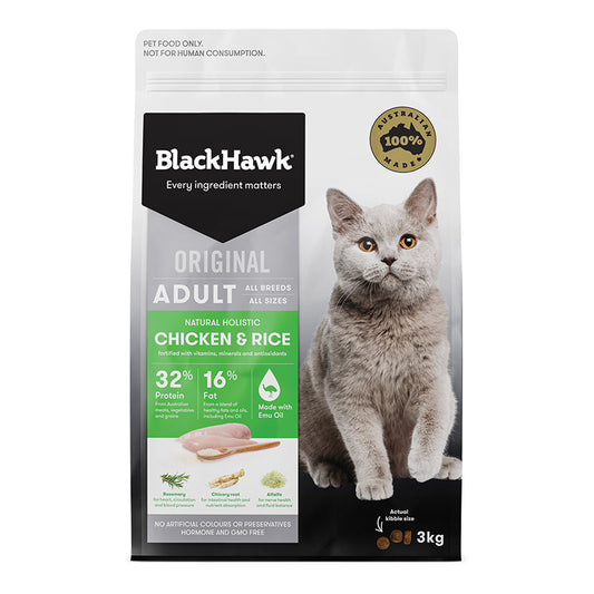 Black Hawk Original Adult Cat - Chicken (Dry Food)