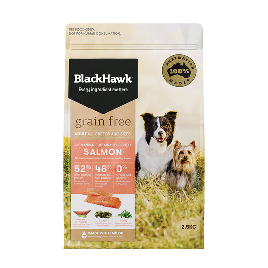 Black Hawk Grain Free Adult Dog - Salmon (Dry Food)