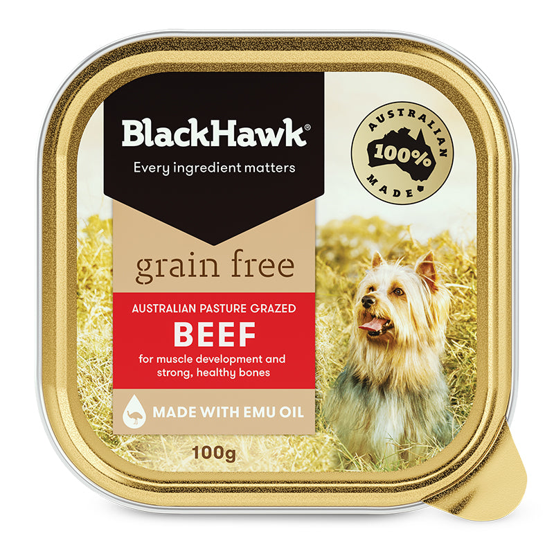 Black Hawk Grain Free Adult Dog - Beef (Wet Food)