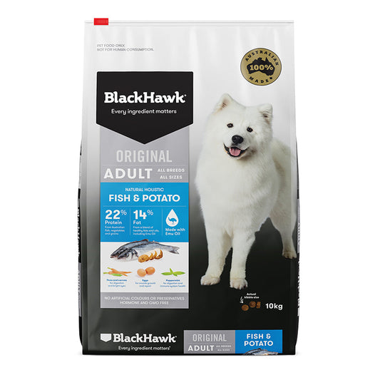 Black Hawk Original Adult Dog - Fish & Potato (Dry Food)