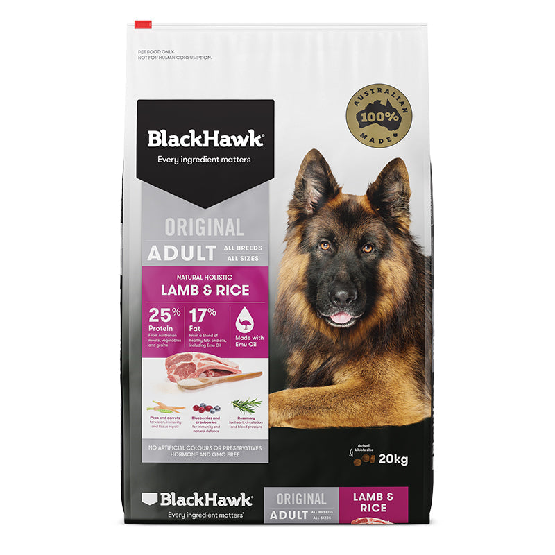 Black Hawk Original Adult Dog - Lamb & Rice (Dry Food)