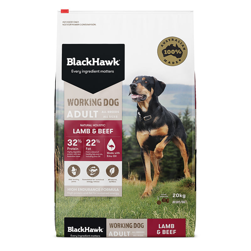Black Hawk Working Dog (Dry Food) - 20kg