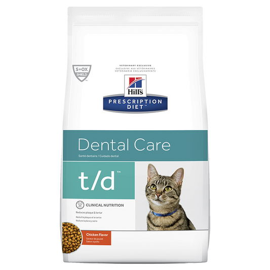 Hills Prescription Diet T/D Cat (Dry Food)