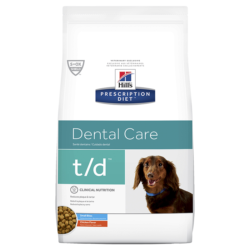 Hills Prescription Diet T/D Small Bites for Dogs (Dry Food)