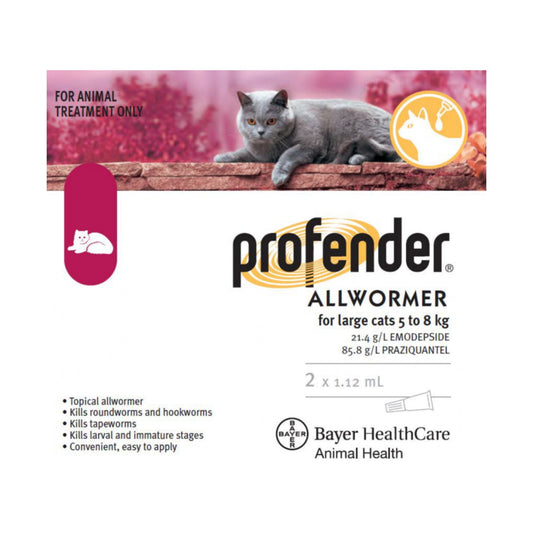 Profender Wormer for Large Cats (5-8kg)