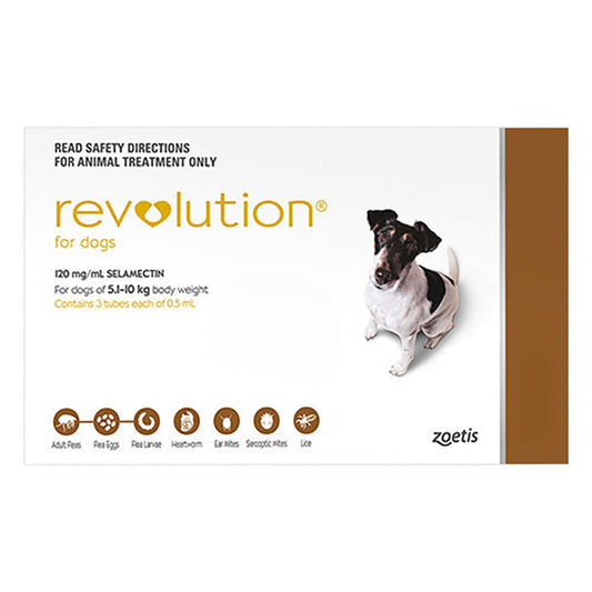 Revolution For Small Dogs (5.1-10kg)