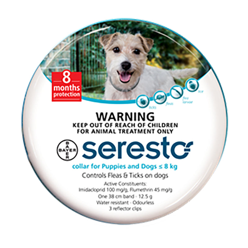 Seresto Collar for Small Dogs (Less than 8kg) Petfirst Veterinary
